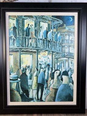 Black Floater-Framed New Orleans Do It Didier Lourenco Giclée Canvas Art 30 x 24